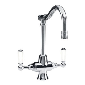 deck mounted double-handle mixer tap