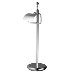 floor-mounted toilet roll holder