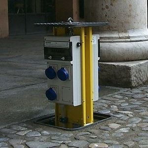 electrical distribution bollard