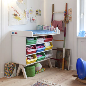 Colorful best sale changing table