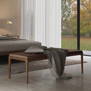 contemporary upholstered bench