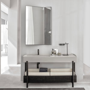 wall-mounted mirror