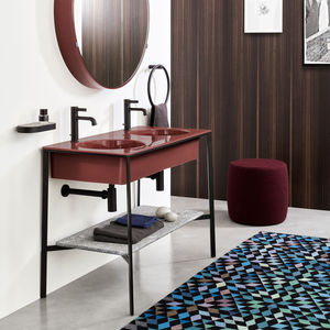 double washbasin cabinet