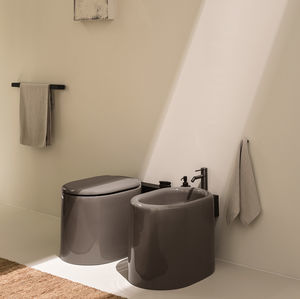 free-standing toilet