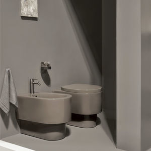 free-standing toilet