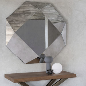 wall-mounted mirror