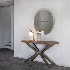 wall-mounted mirror