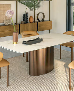 contemporary dining table
