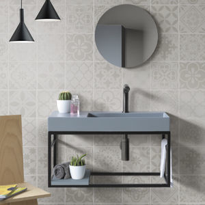 metal washbasin stand