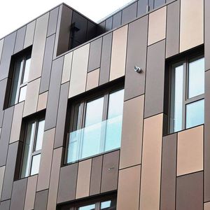 aluminum ventilated facade