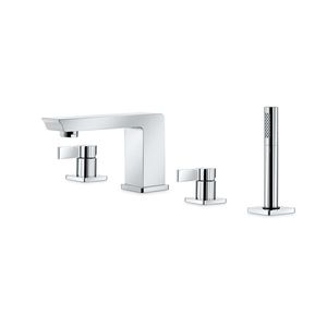 double-handle shower mixer tap