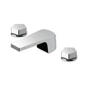 double-handle washbasin mixer tap 1