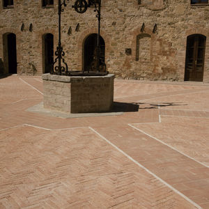 terracotta paving slab