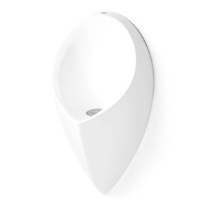 wall-mounted urinal / ceramic
