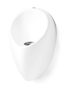 wall-mounted urinal / ceramic