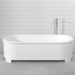 oval bathtub