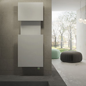 hot water radiator / metal / contemporary / bathroom