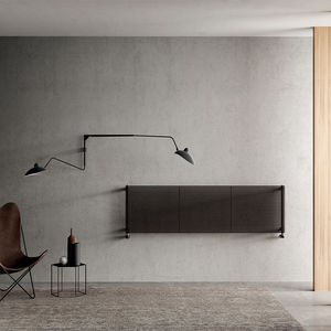 hot water radiator / sheet steel / contemporary / low-temperature