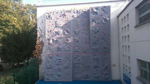 fixed climbing wall