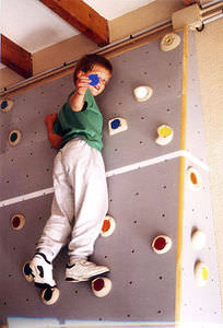 fixed climbing wall