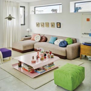 modular sofa / contemporary / fabric / 2-person