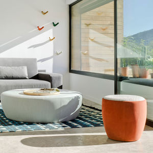 contemporary pouf