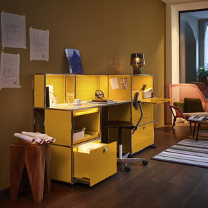 commercial desk and storage set