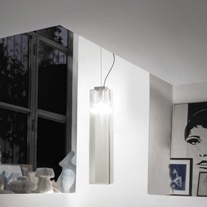 pendant lamp / contemporary / blown glass / dimmable