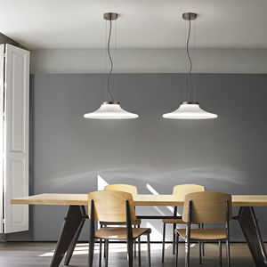 pendant lamp / contemporary / glass / LED