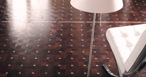 solid parquet floor
