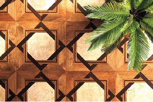 solid parquet floor