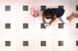 solid parquet floor