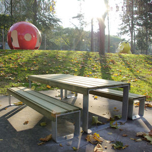 contemporary picnic table