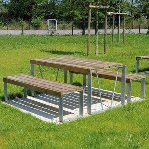 contemporary picnic table
