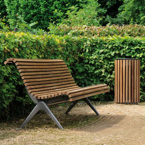 contemporary garden bench