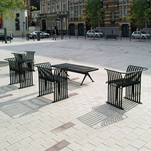 contemporary table and chair set