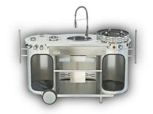stainless steel commercial kitchen