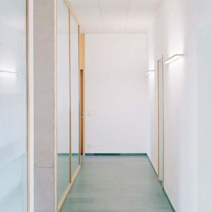 contemporary wall light / aluminum / polycarbonate / fluorescent