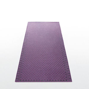 contemporary rug / floral pattern / synthetic fiber / rectangular