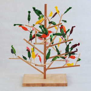 countertop display rack / food / wooden
