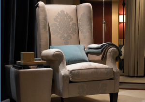 upholstery fabric / patterned / wool / damask