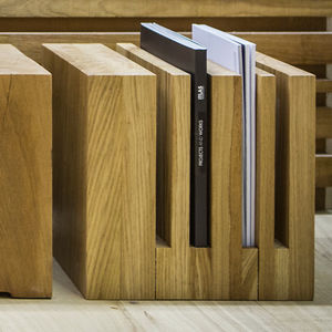 contemporary magazine rack