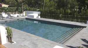 swimming pool with stairway
