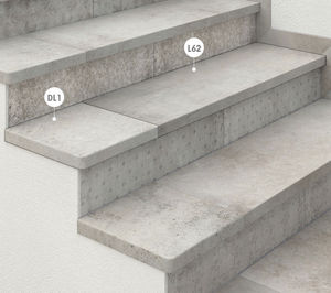 porcelain stoneware step