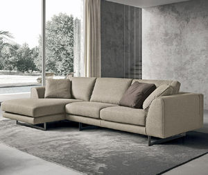 Modular sofa - DYLAN - Nuova Linea Valentini - contemporary / leather ...