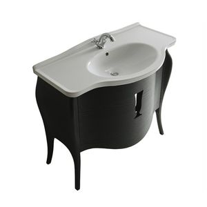 wall-hung washbasin cabinet / wooden / MDF / traditional