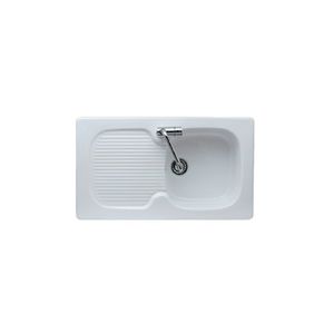 single-bowl kitchen sink