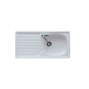 single-bowl kitchen sink