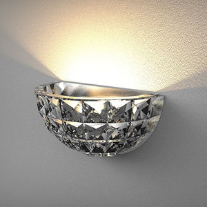 contemporary wall light / glass / LED / incandescent