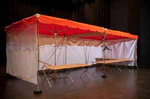 commercial patio umbrella / fabric / aluminum